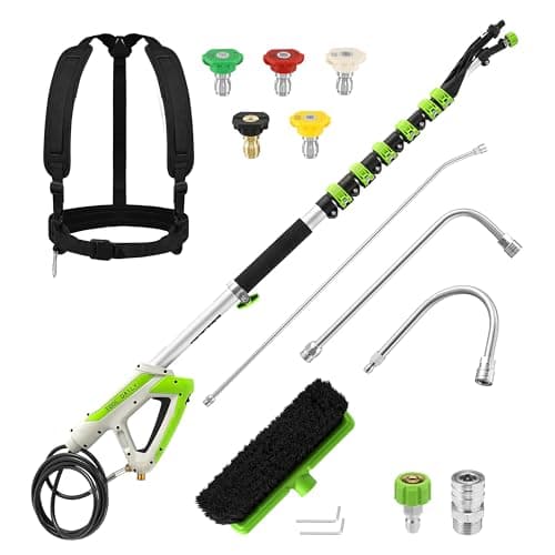 Pressure Washer Extension Wand for Daily Use, 90 Inch Power Washer Lance, 1/4 Inch Quick Connect, M22, 4000 PSI