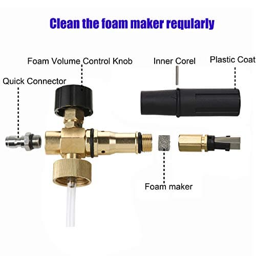 Foam Cannon with 1/4 Inch Quick Connector