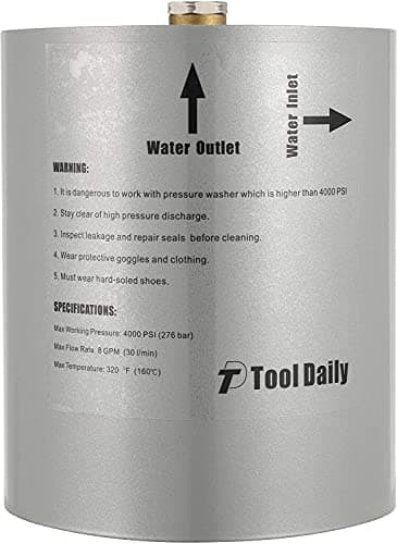 Optimized Title: Daily Pressure Washer Foot Valve for Sewer Jetter Kit, 4000 PSI