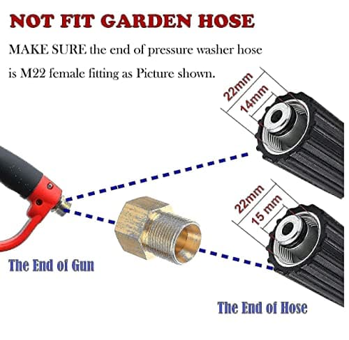 Pressure Washer Gun with Quick Connector for Daily Use