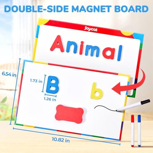 Gamenote Magnetic Letters Kit for Kids Learning and Spelling