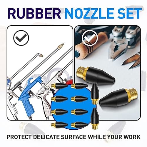 Air Tool Rubber Tips for Blow Guns