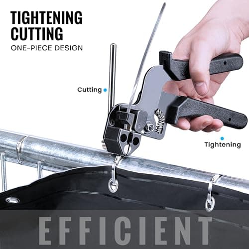 Stainless Steel Cable Tie Gun Kit for Industrial Use