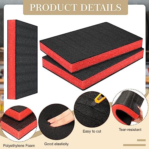 Frienda 3 Pcs Tool Box Foam Organizers