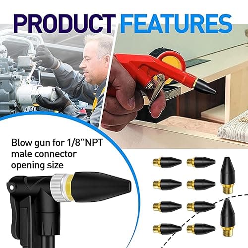 Air Tool Rubber Tips for Blow Guns