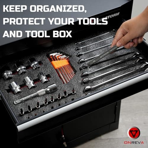 TOOL BOX FOAM 3PACK FOR CASES, DRAWER LINER AND STORAGE