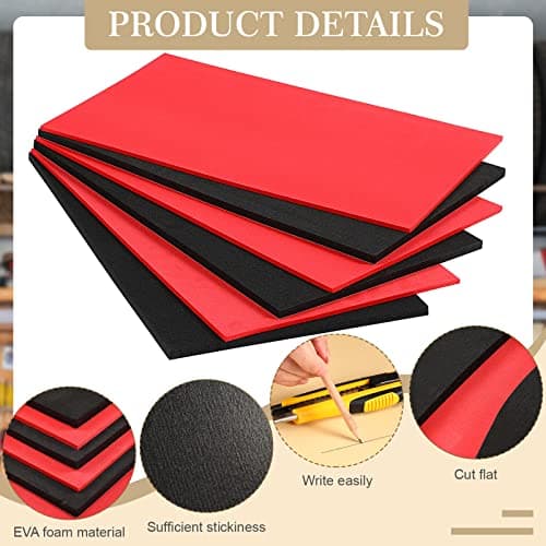 Adjustable Tool Box Organizer Foam Liner, 3 Sets (16 x 22)