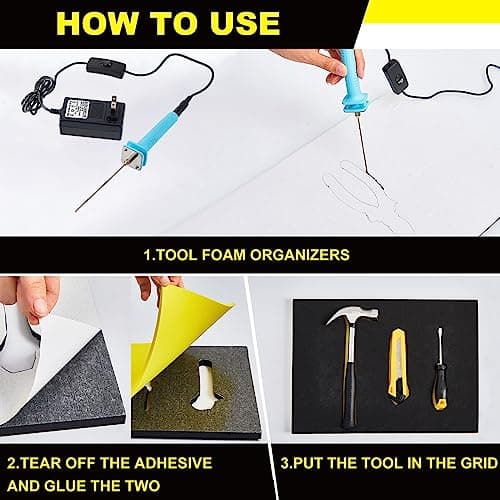 Fabbay Tool Box Foam Sets for Tool Organization and Marking