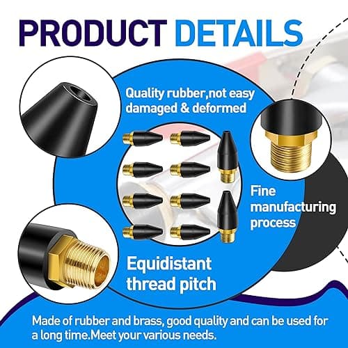 Air Tool Rubber Tips for Blow Guns