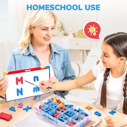 Gamenote Magnetic Letters Kit for Kids Learning and Spelling
