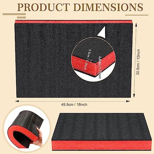 Frienda 3 Pcs Tool Box Foam Organizers