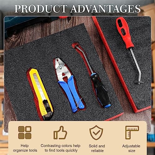 Frienda 3 Pcs Tool Box Foam Organizers