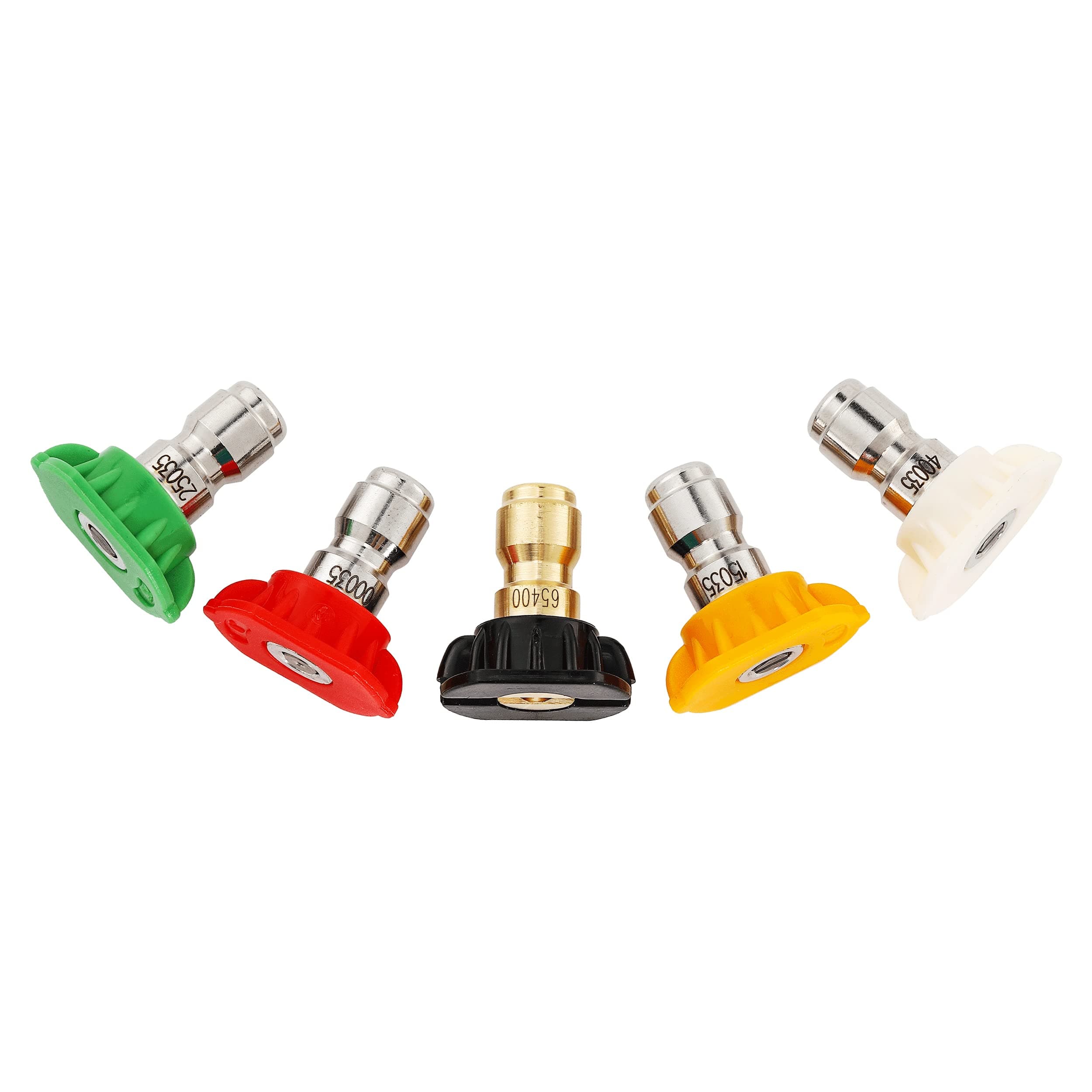 Best Pressure Washer Nozzle Tips (5-Pack, 1/4 inch, 3.5 Orifice)