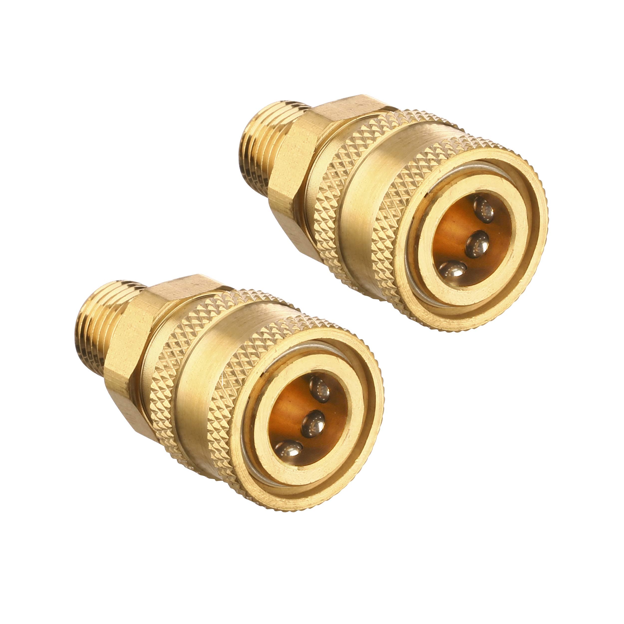 Tool Daily Pressure Washer Coupler, Quick Connect NPT Female to Male Thread, 5000 PSI, 2-Pack